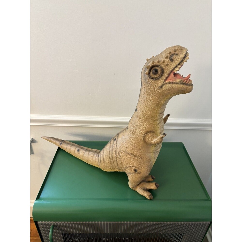 Disney Dinoland Animal Kingdom Latex Rubber T-REX Toy Giant Dinosaur Vintage.